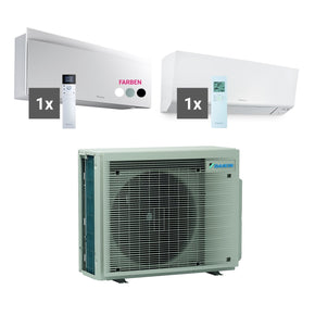 Daikin Multisplit Set R32 3MXM68A - Perfera 1x 3,5 kW - Emura 1x 5,0 kW