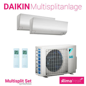 Daikin Multisplit Set R32 2MXM50M - Perfera 2x 4,2 kW - Multisplitklimaanlage - klimafreoko.shop