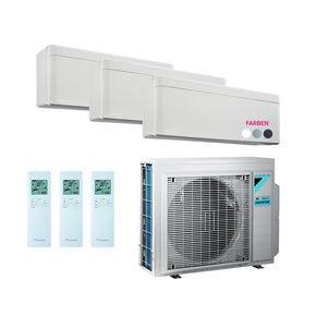 Daikin Multisplit Set R32 3MXM52A - Stylish 1x 5,0 kW + 2x 2,0 kW