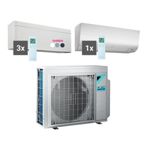 Daikin Multisplit Set R32 5MXM90A - Stylish 3x 4,2 kW - Perfera 1x 2,5 kW