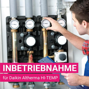 Inbetriebnahmepaket Daikin Altherma HI-TEMP - Montage- & INB Paket - klimafreoko.shop